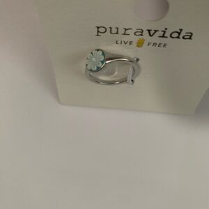 Pura Vida Silver-tone Cameo Ring. Size 6, 7, 8, and 9
